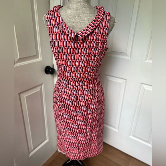 BODEN | Martha Dress in Conker Trellis 8 Long - Picture 4 of 6
